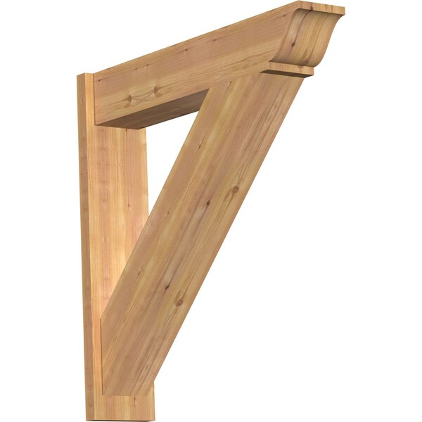 Ekena Millwork Traditional Traditional Smooth Outlooker, Western Red Cedar, 7 1/2"W x 36"D x 36"H OUT08X36X36TRA01SWR - main